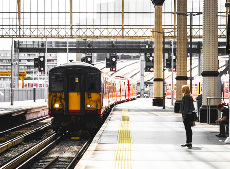 Photograph of train station